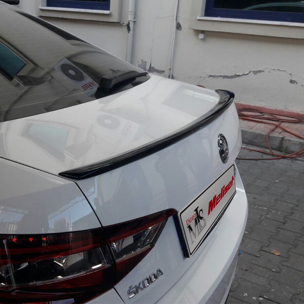 Skoda Superb 2 B8 Anatomik Spoiler 2016 Yılı ve Sonrasına Uyumludur