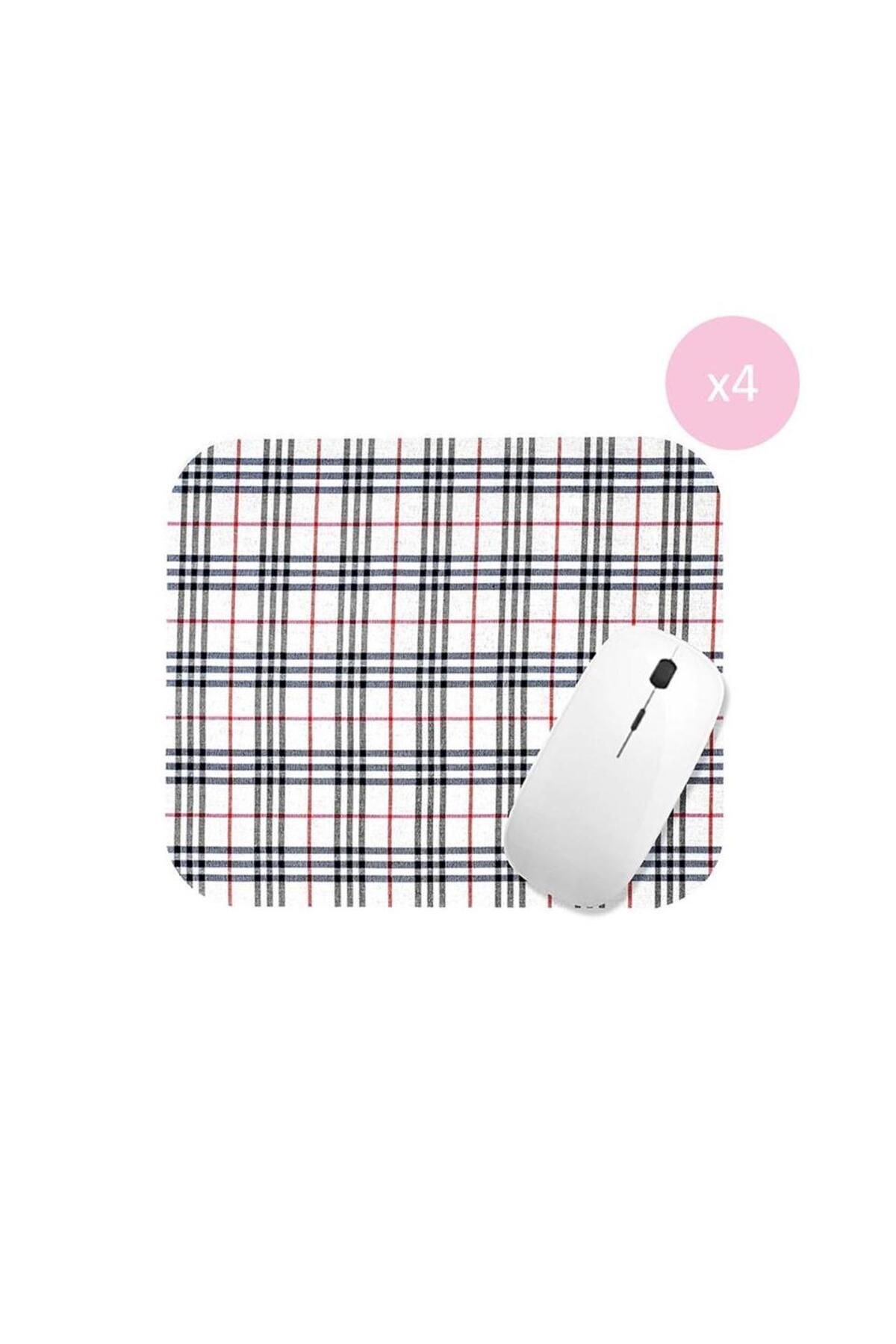 Soft Ortopedik Çift Taraflı Mouse Pad 4'lü