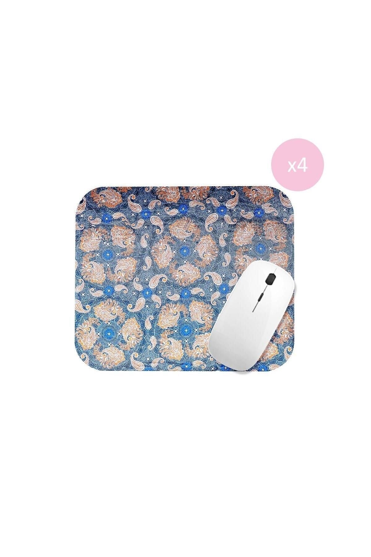 Soft Ortopedik Çift Taraflı Mouse Pad 4'lü