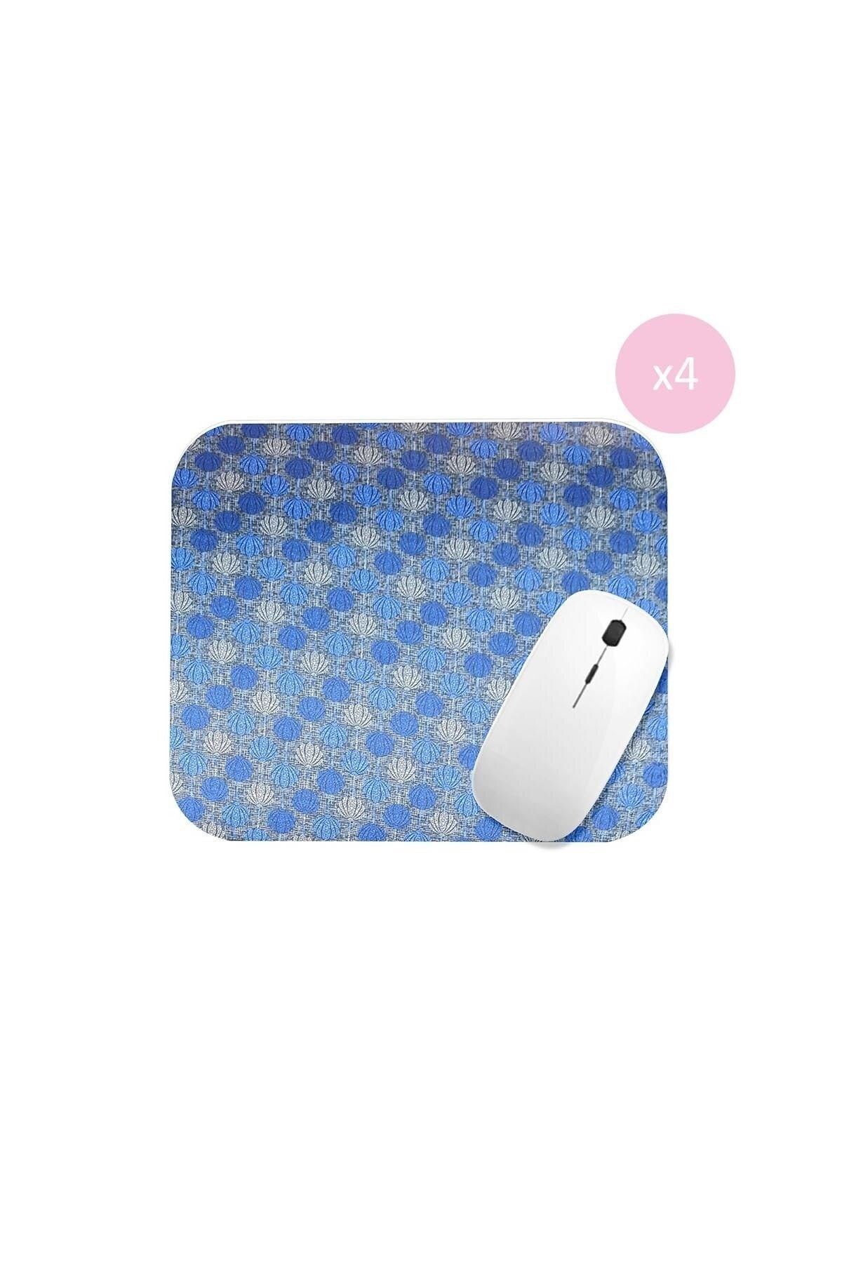 Soft Ortopedik Çift Taraflı Mouse Pad 4'lü
