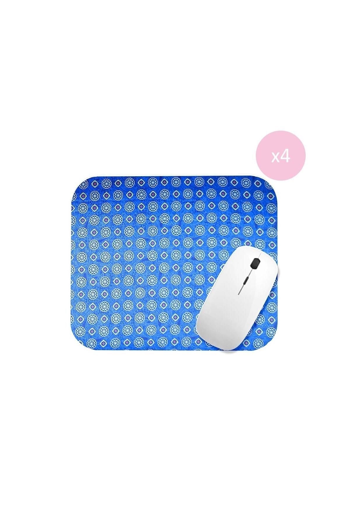 Soft Ortopedik Çift Taraflı Mouse Pad 4'lü