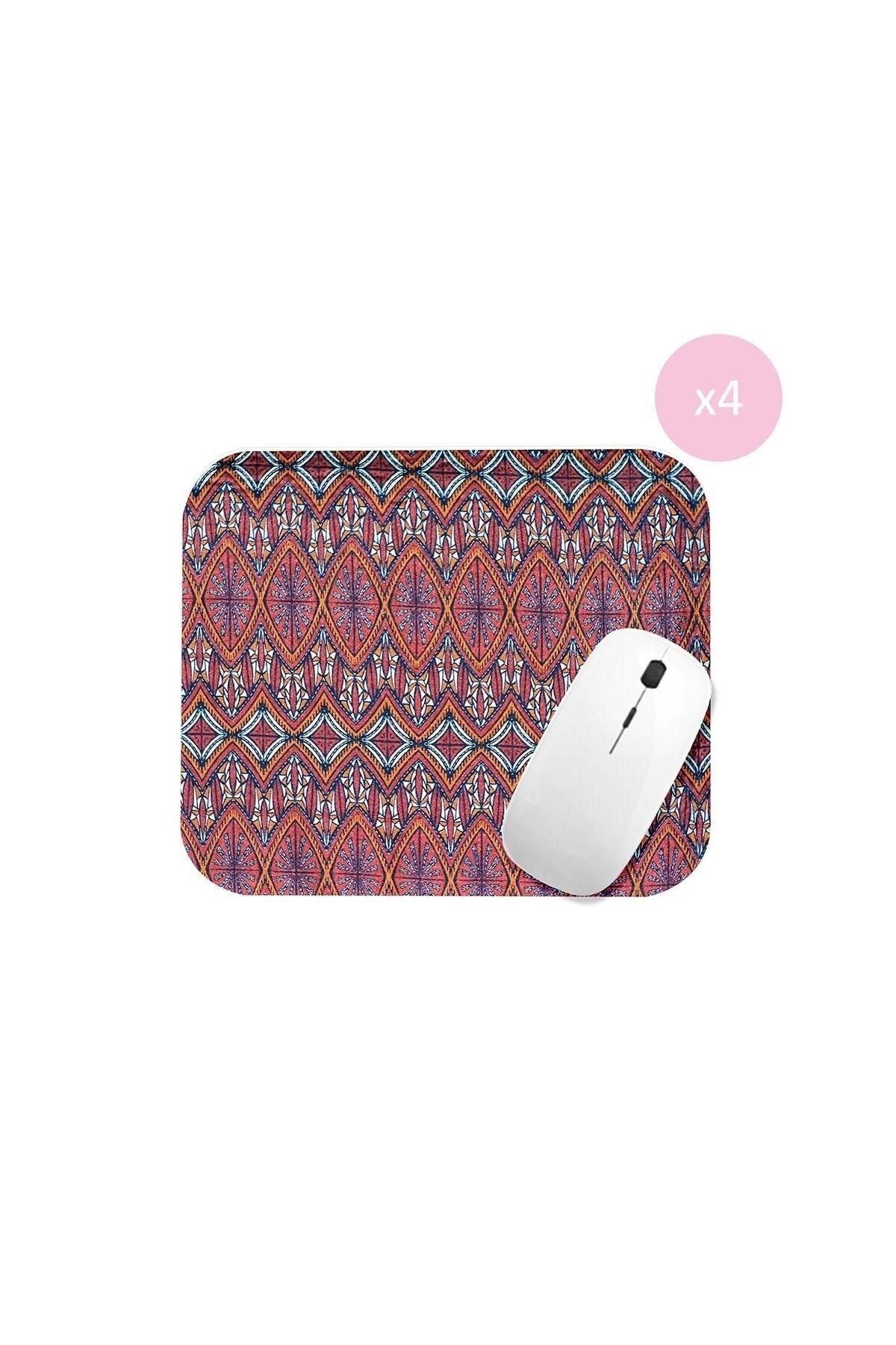 Soft Ortopedik Çift Taraflı Mouse Pad 4'lü