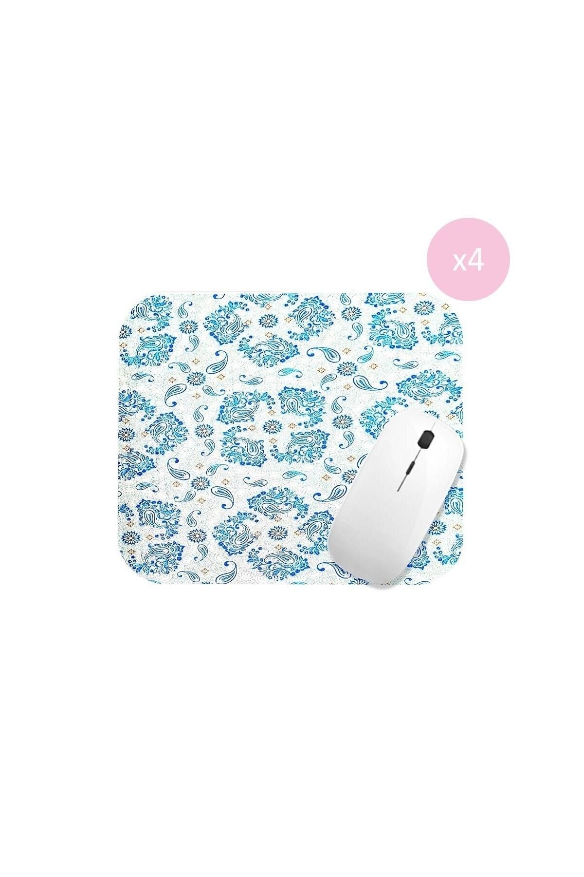 Soft Ortopedik Çift Taraflı Mouse Pad 4'lü