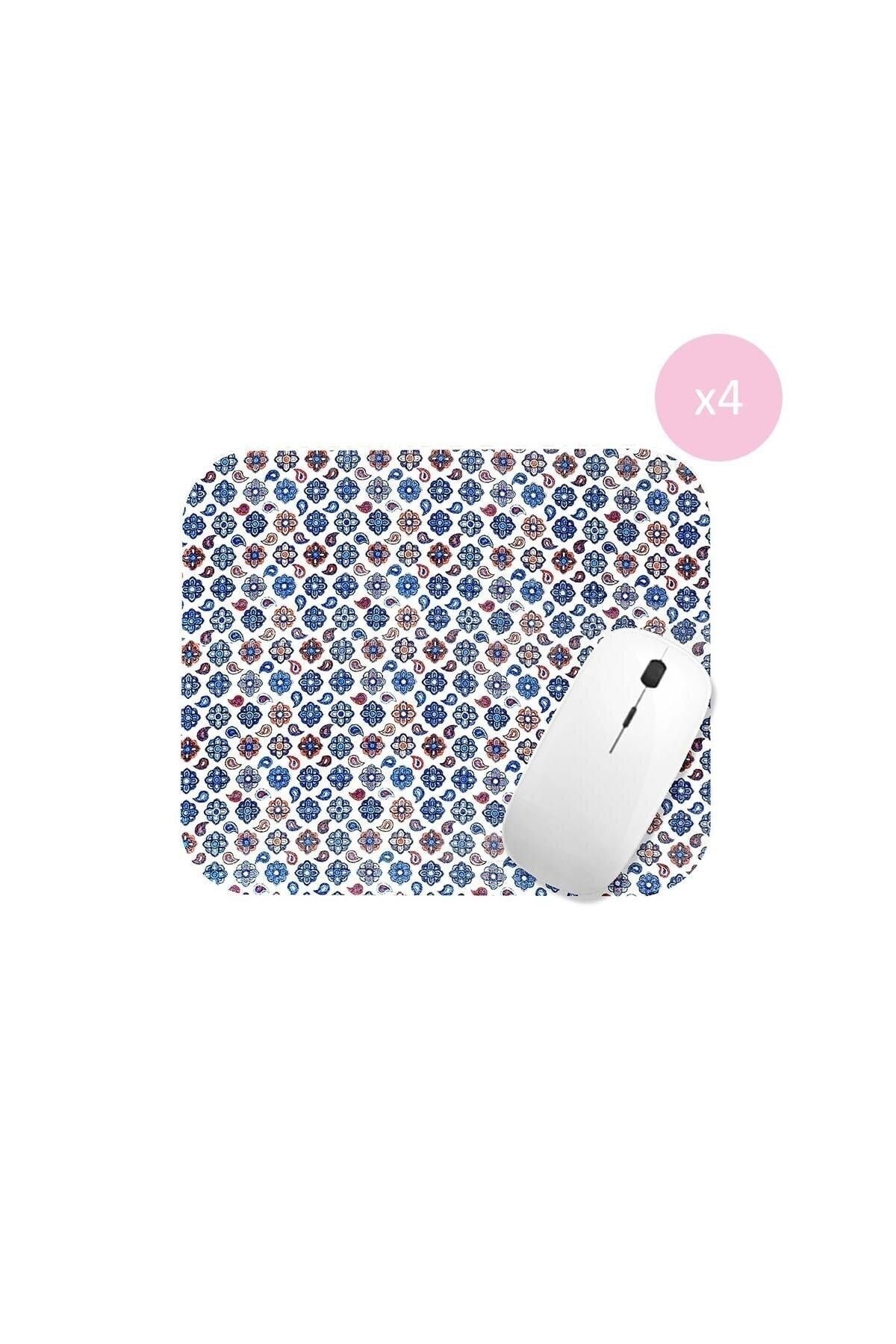 Soft Ortopedik Çift Taraflı Mouse Pad 4'lü