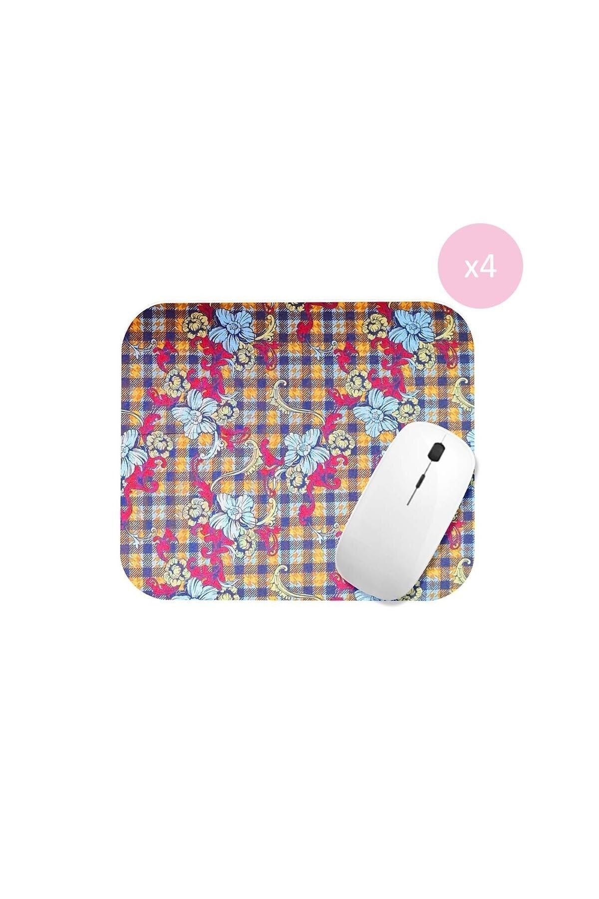 Soft Ortopedik Çift Taraflı Mouse Pad 4'lü
