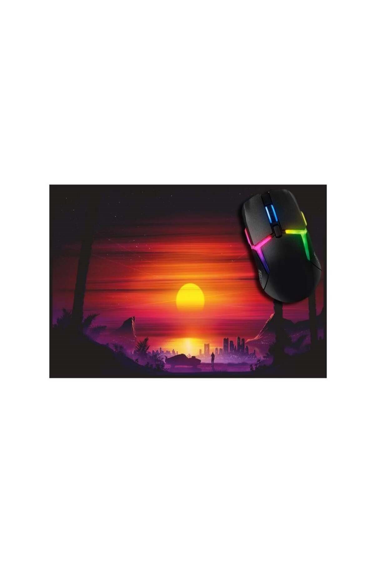 Sunset Gaming Oyuncu Mouse Pad