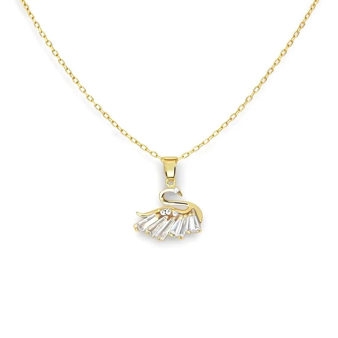 Swan Kuğu Kolye Gold