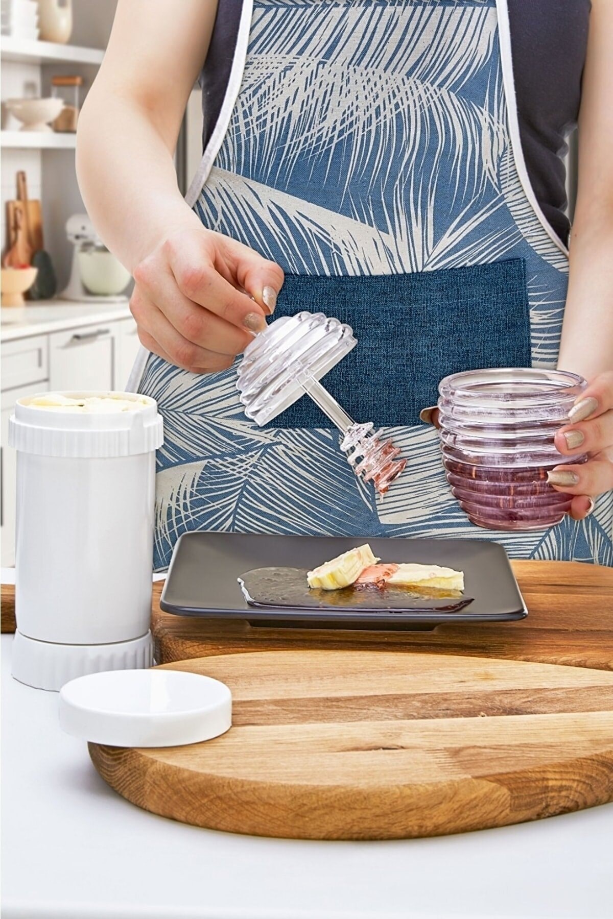 Tereyağı Kesme Aparatı - Tereyağı Sürme, Yayma, Saklama, Ölçme Kabı, Tereyağlık