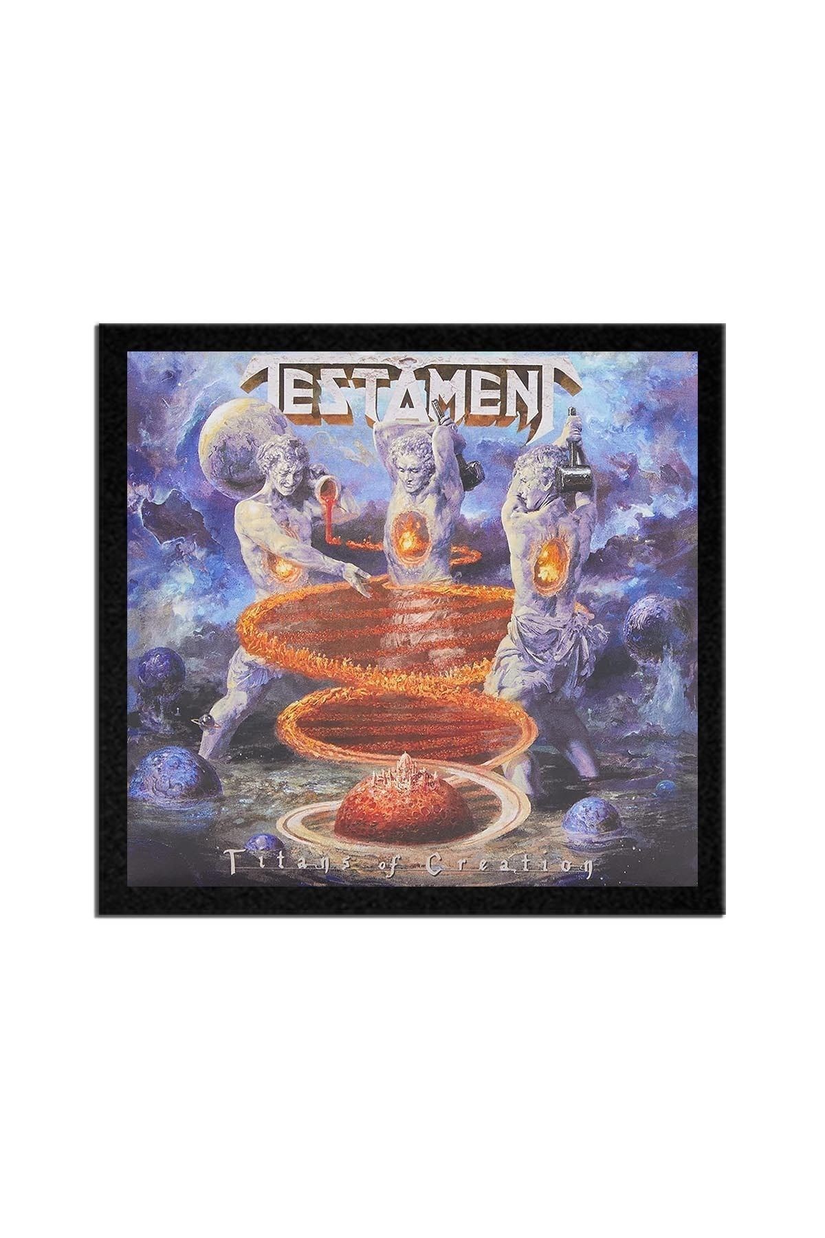 Testament Titans Of Creation Albüm Arma Peç Patch Yama