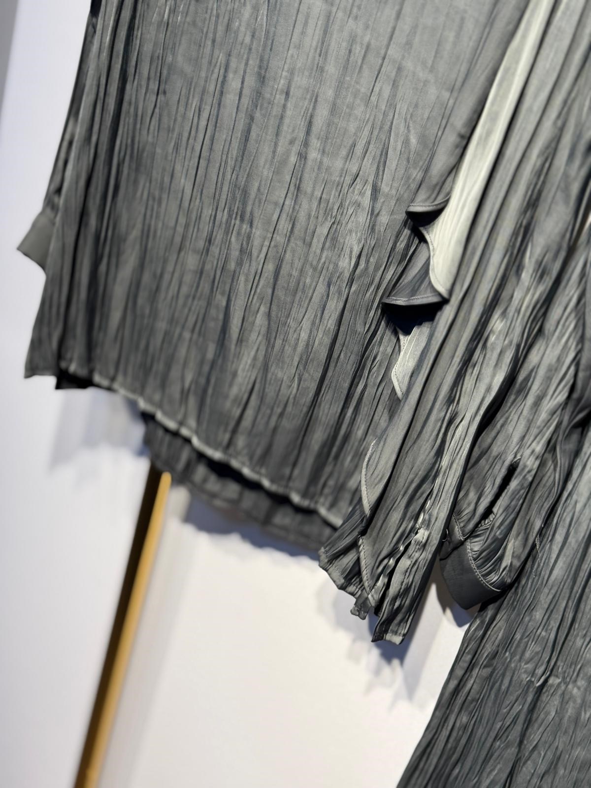 TIĞ TRİKO Metal Tokalı Fular Detaylı Pantolonlu Takım