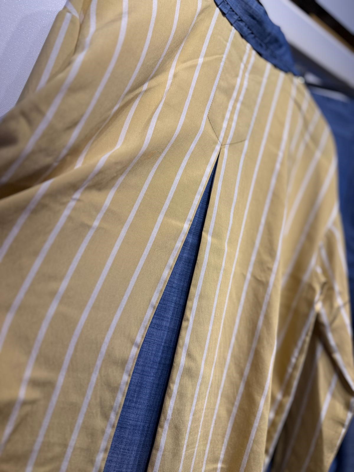 TIĞ TRİKO Yakası Fırfır Detaylı Yarım Patlı Tunik Pantolon Takım