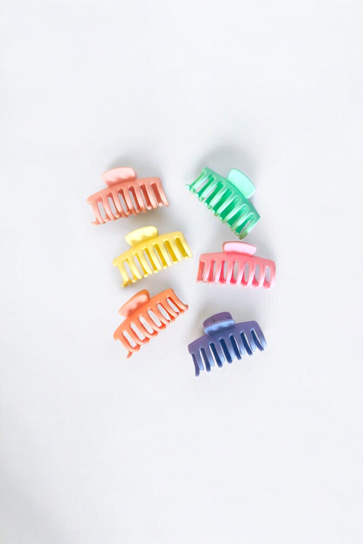 Tırpan Model 6 Adet Küçük Boy (5 Cm) Mandal Toka Seti