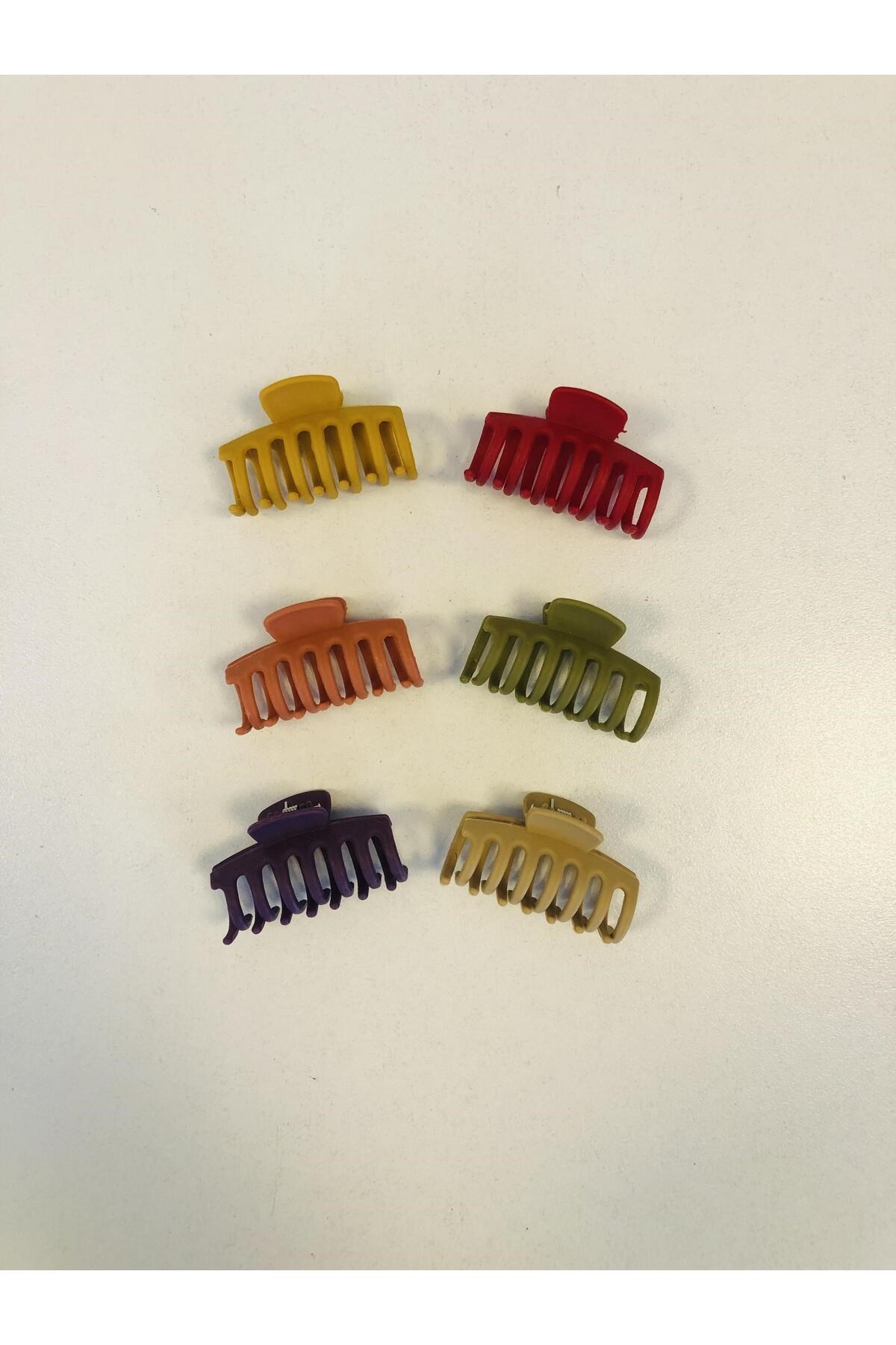 Tırpan Model 6 Adet Küçük Boy (5 Cm) Mandal Toka Seti