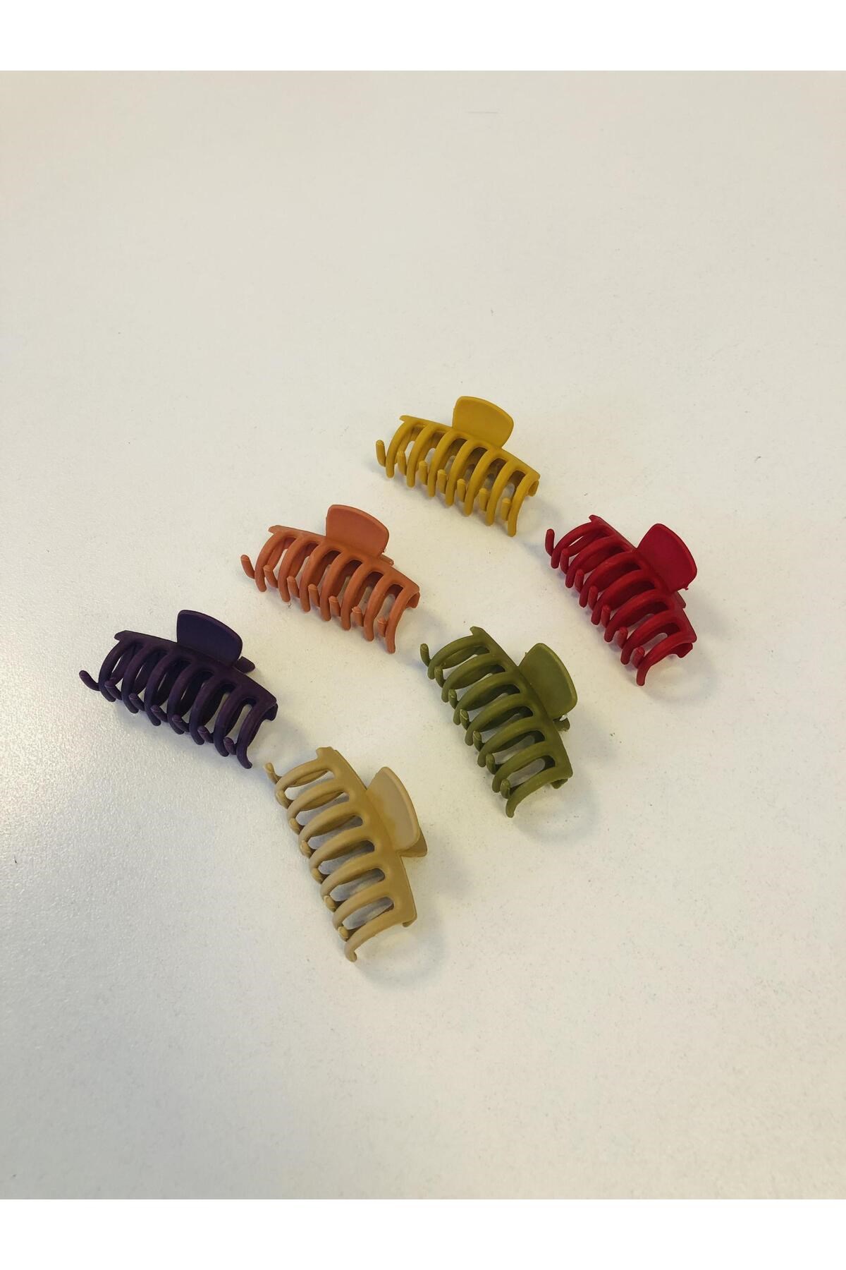 Tırpan Model 6 Adet Küçük Boy (5 Cm) Mandal Toka Seti