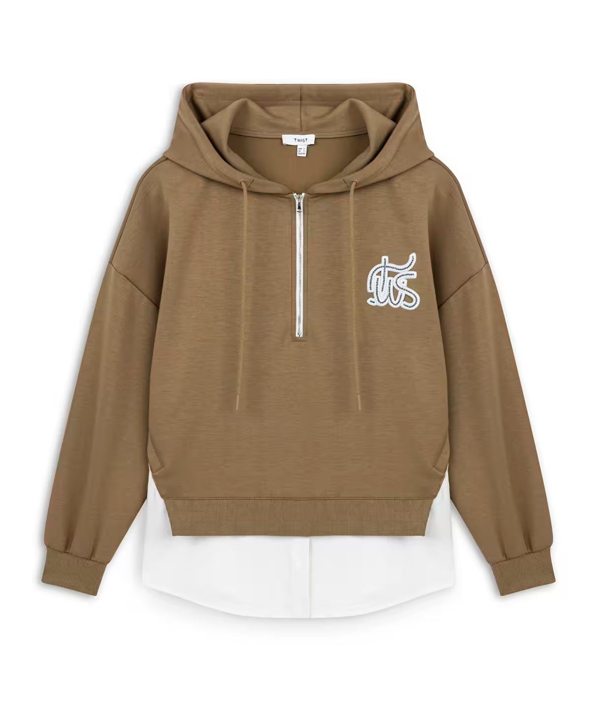 TWİST LOGO NAKIŞLI SWEATSHIRT