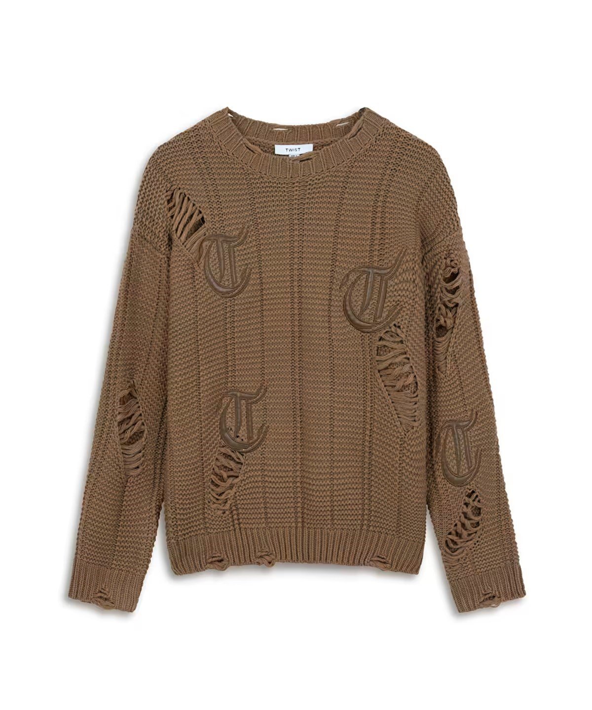 TWİST NAKIŞLI OVERSIZE KAZAK