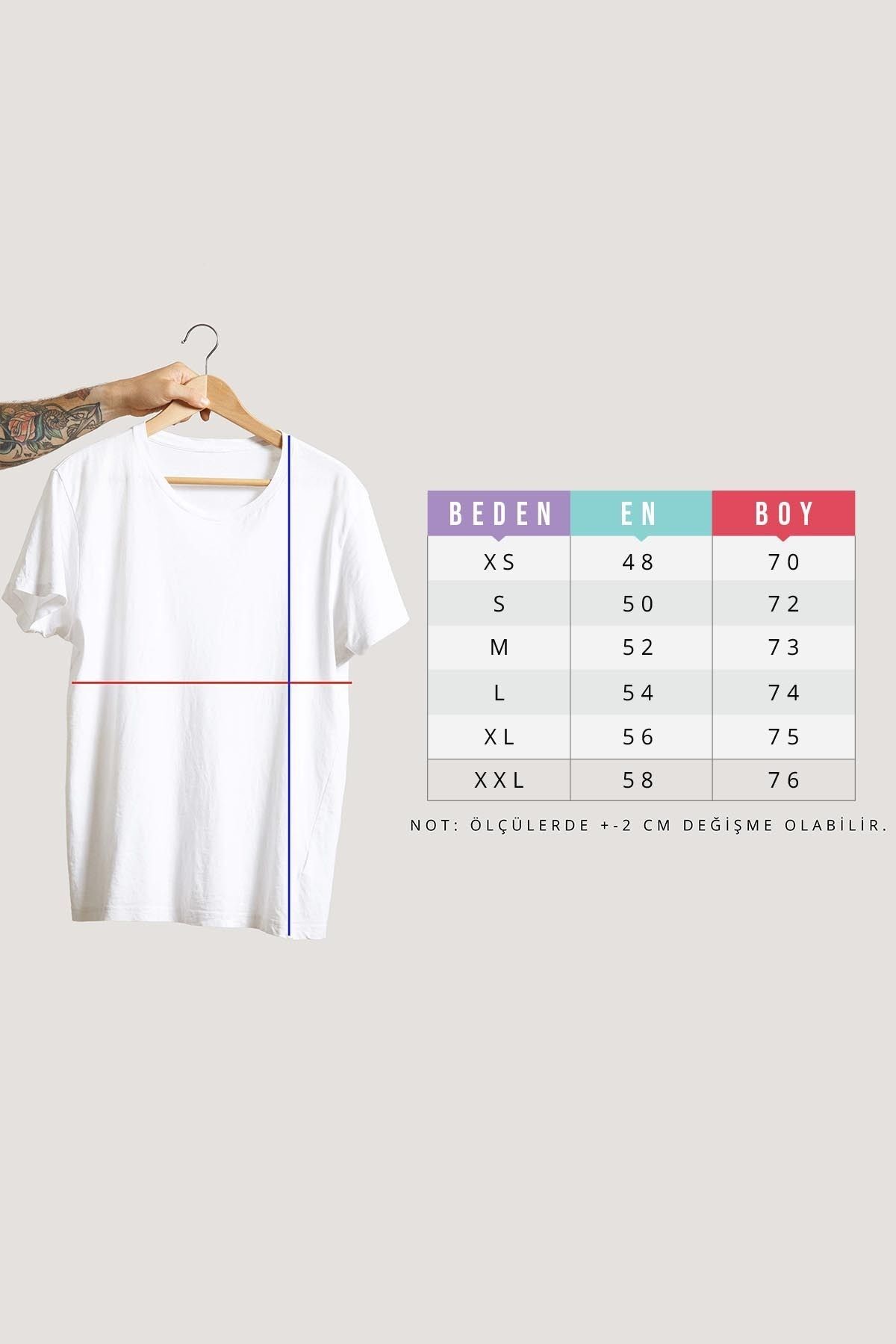 Unisex Basic Beyaz Pamuklu T-shirt