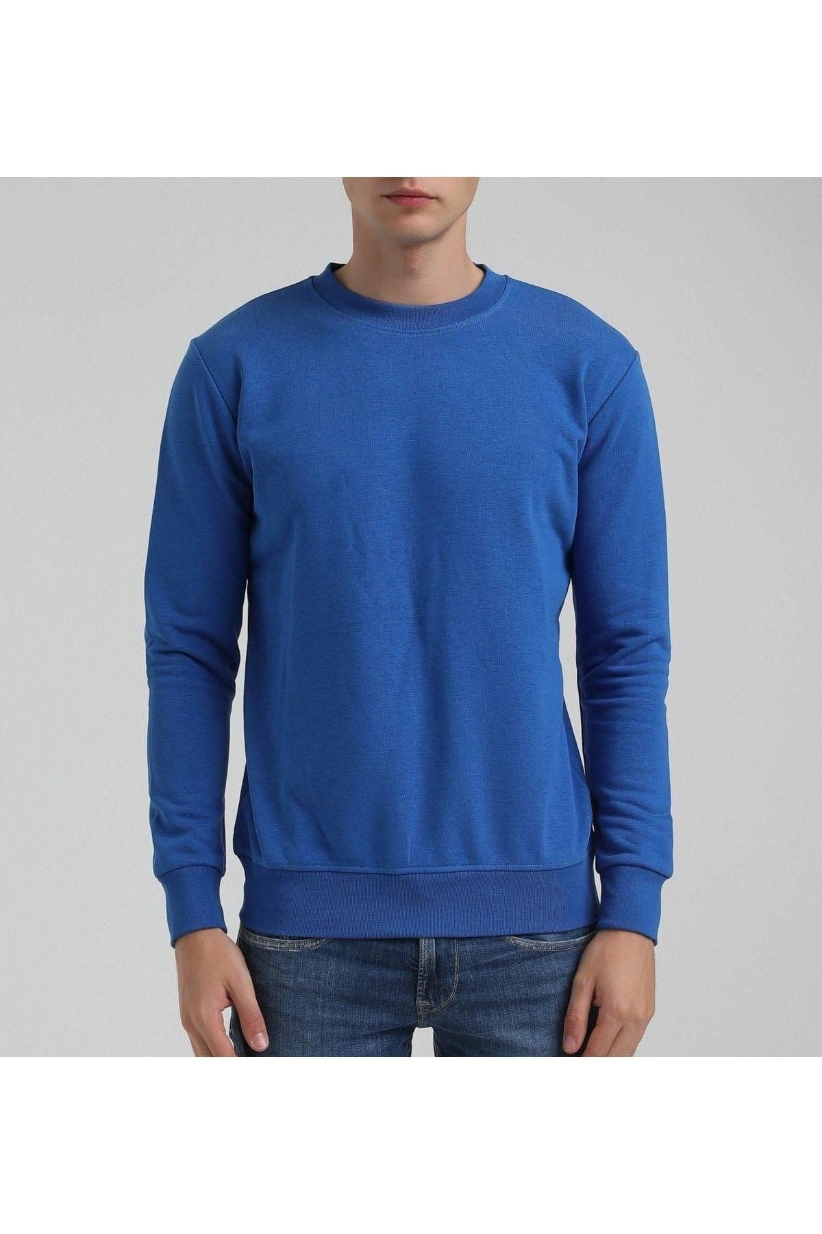 Unisex Saks Mavi Sweatshirt