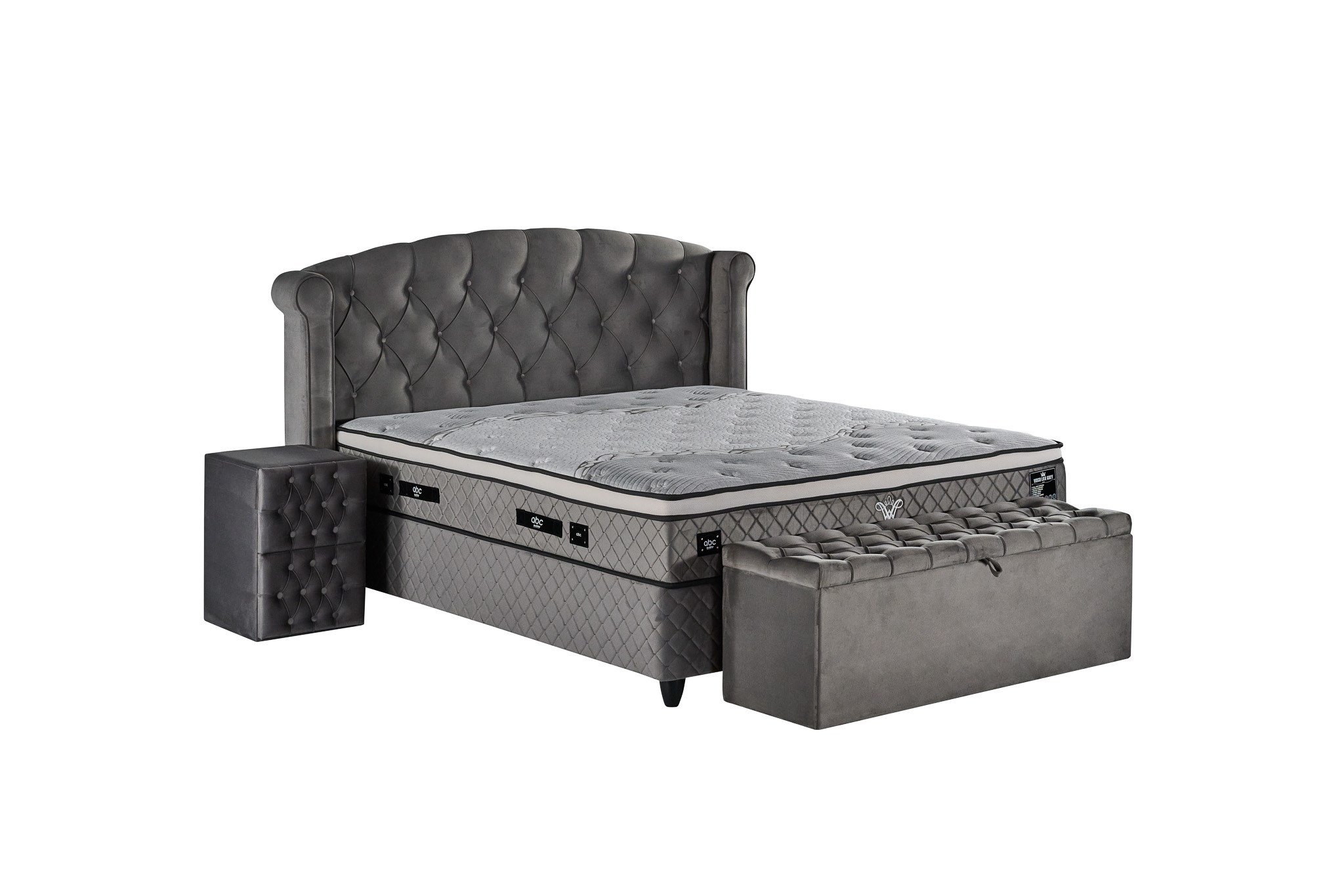 Visco Lux Grey Yatak Seti