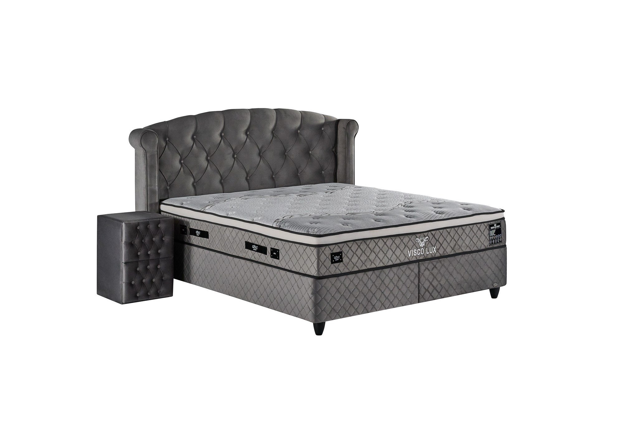 Visco Lux Grey Yatak Seti