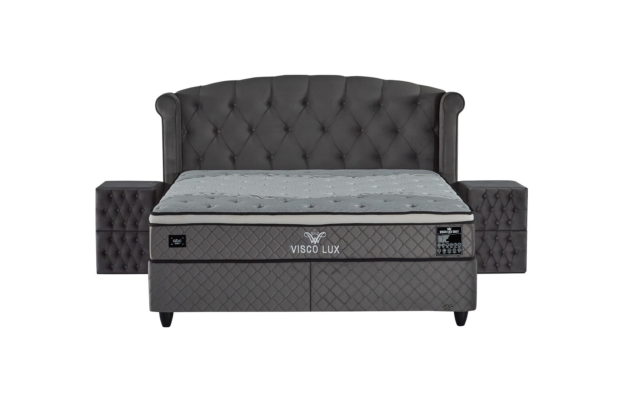 Visco Lux Grey Yatak Seti