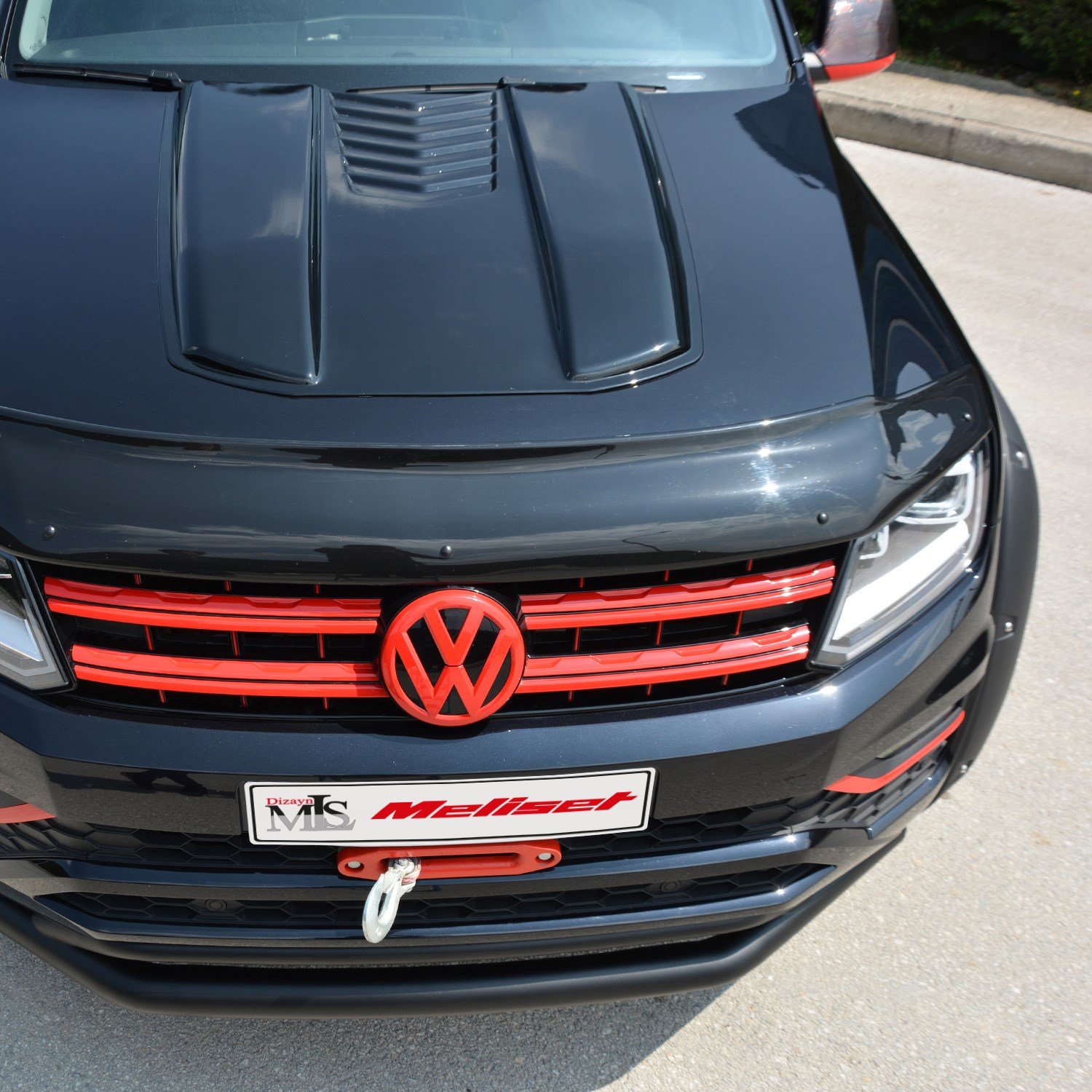 Volkswagen Amarok Ön Kaput Rüzgarlığı 2010-2020 Yılı ve Arasına Uyumludur