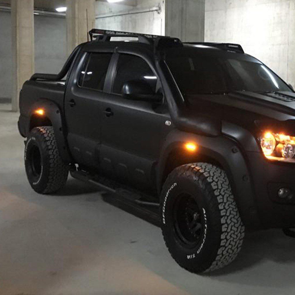 Volkswagen Amarok Turuncu Ledli Büyük Depo Çamurluk Dodikleri 2010 Yılı ve Sonrasına Uyumludur