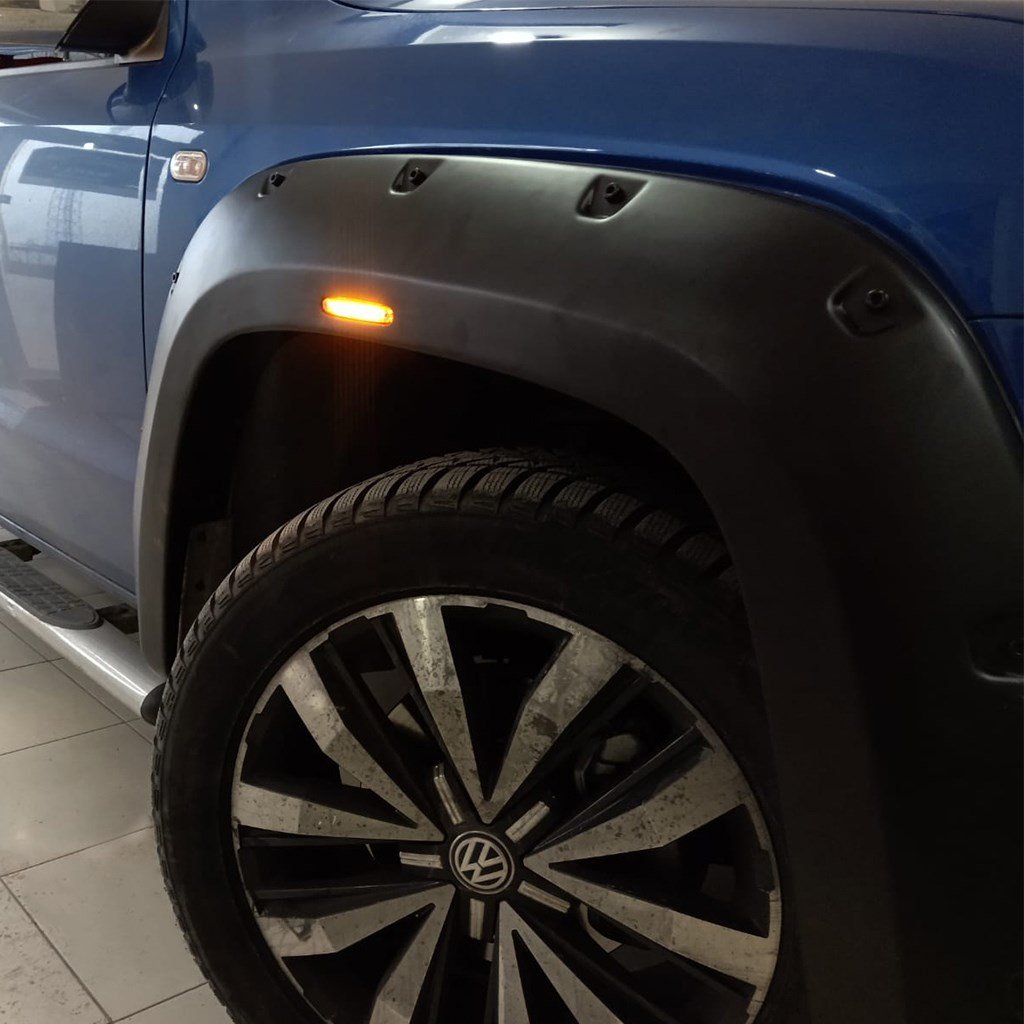 Volkswagen Amarok Turuncu Ledli Büyük Depo Çamurluk Dodikleri 2010 Yılı ve Sonrasına Uyumludur