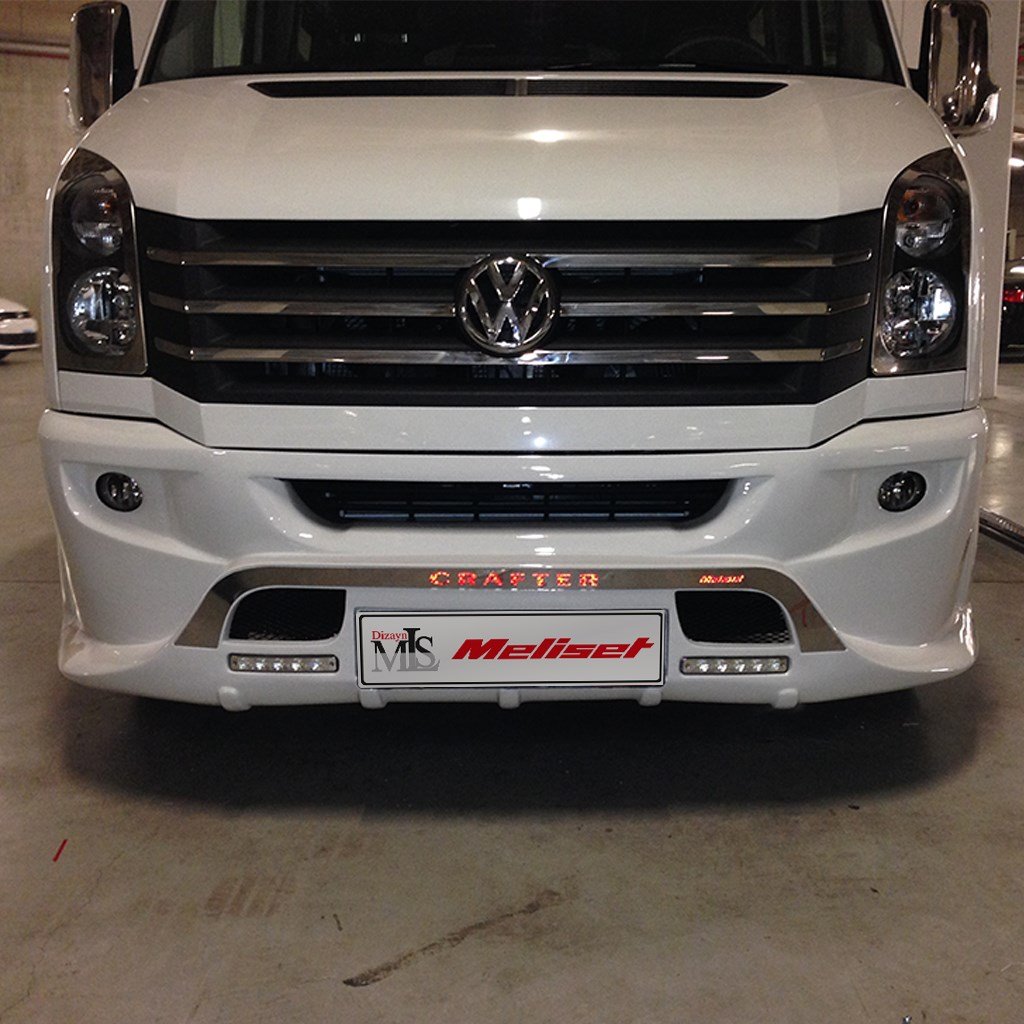 Volkswagen Crafter Sport 3 Ön Tampon Geçme 2013-2017 Yılı ve Arasına Uyumludur