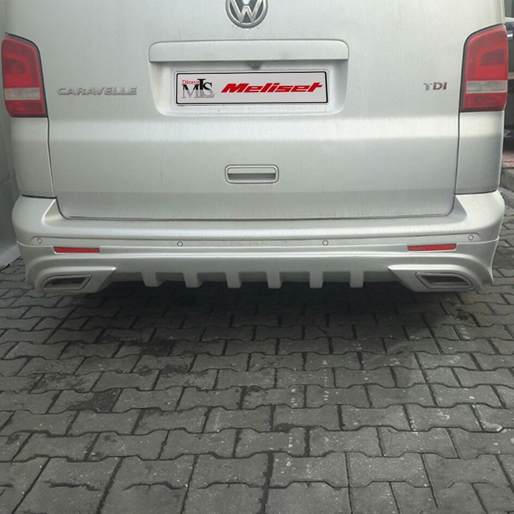 Volkswagen Transporter T5 Çift Egzoz Arka Karlık 2003-2014 Yılı ve Arasına Uyumludur