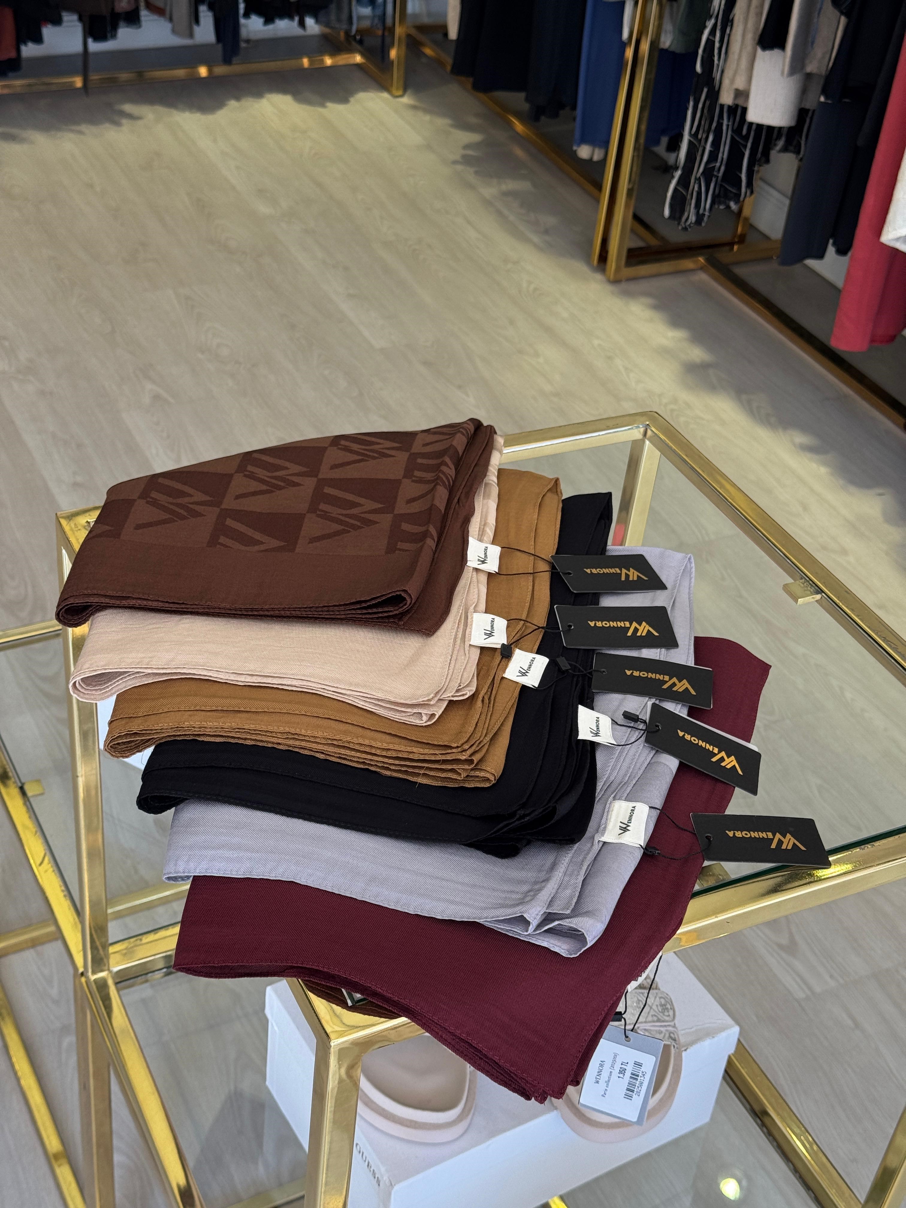 WENNORA Paris collection Monogram Şal
