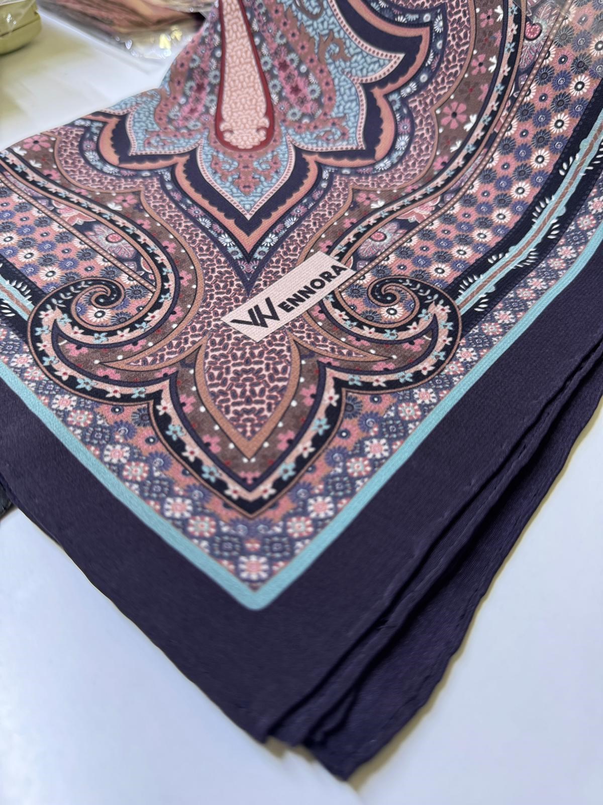 WENNORA Royal Shine Etik Desen Şal