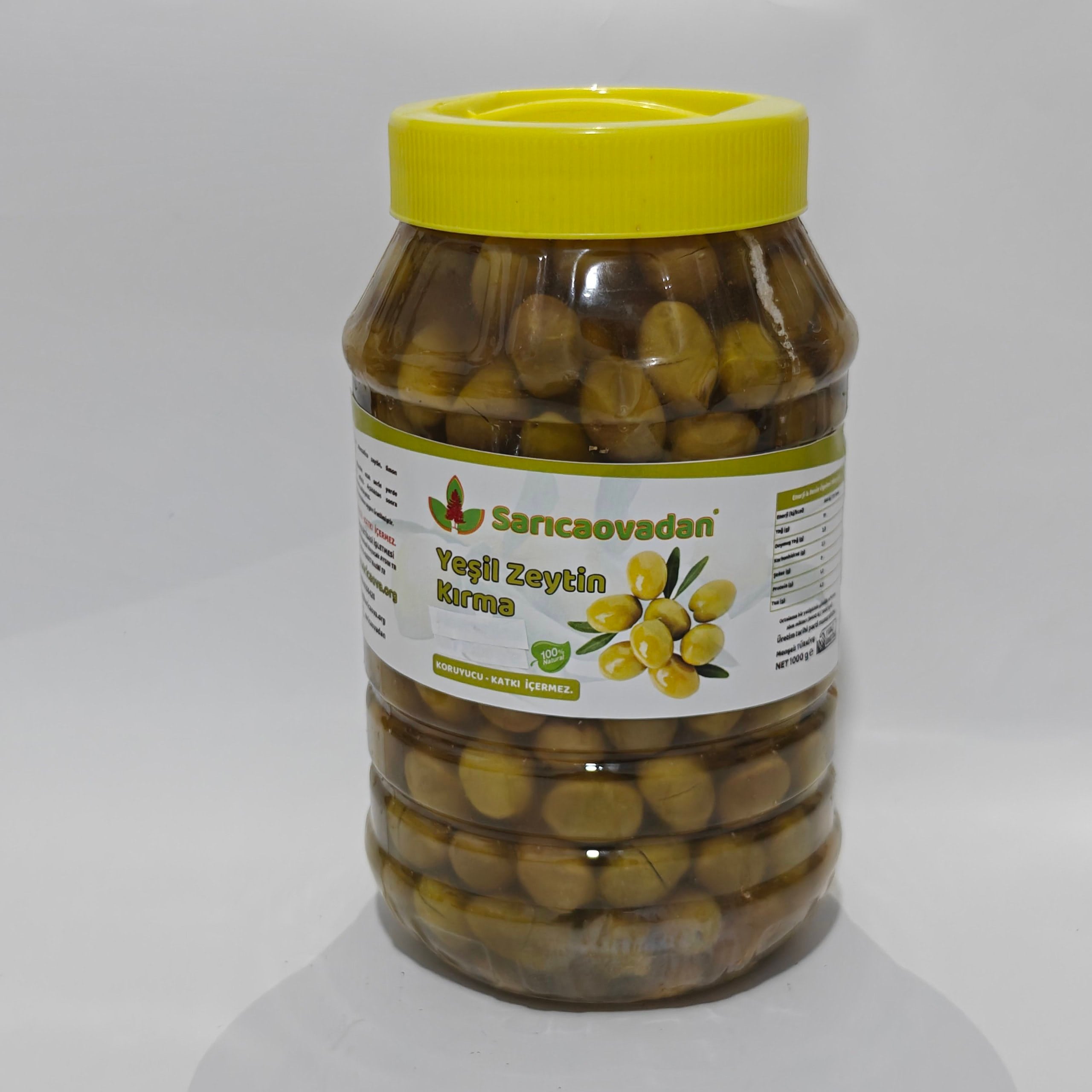 Yeşil Zeytin Kırma 1 Kg Çekişte