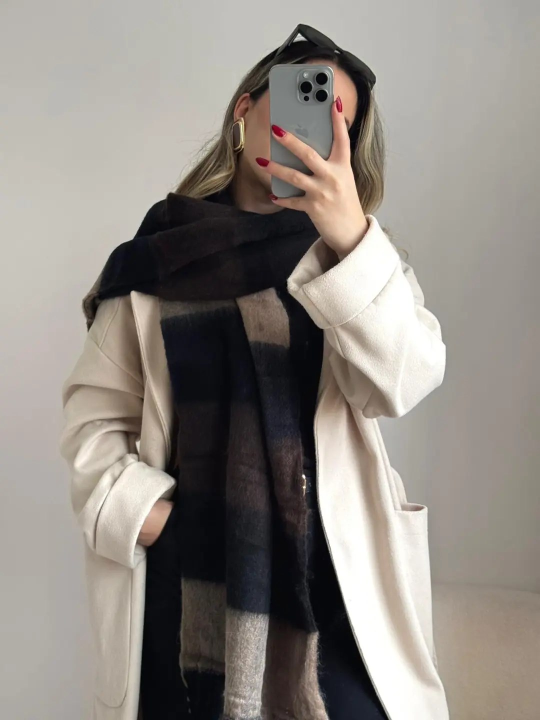 Yumuşak Dokulu Pinterest Atkı Gri