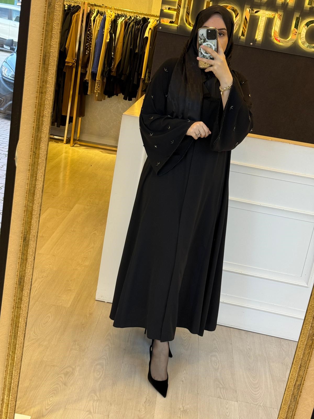 ZIGAY Pırlanta İşlemeli Tasarım Abaya
