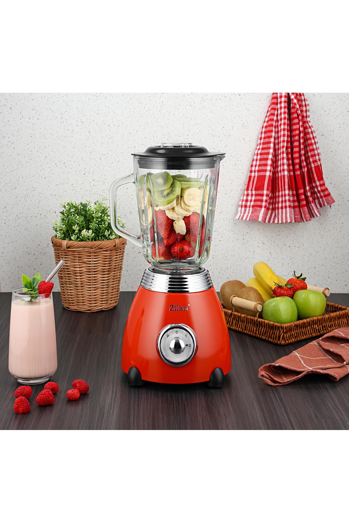 Zln7057 | Retro Stand Blender | 1,5 L | 500 W | Retro Şıklığı
