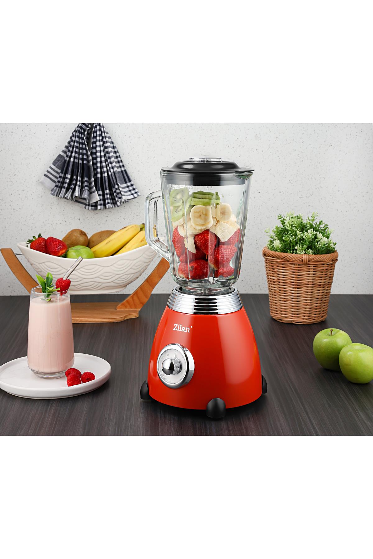 Zln7057 | Retro Stand Blender | 1,5 L | 500 W | Retro Şıklığı