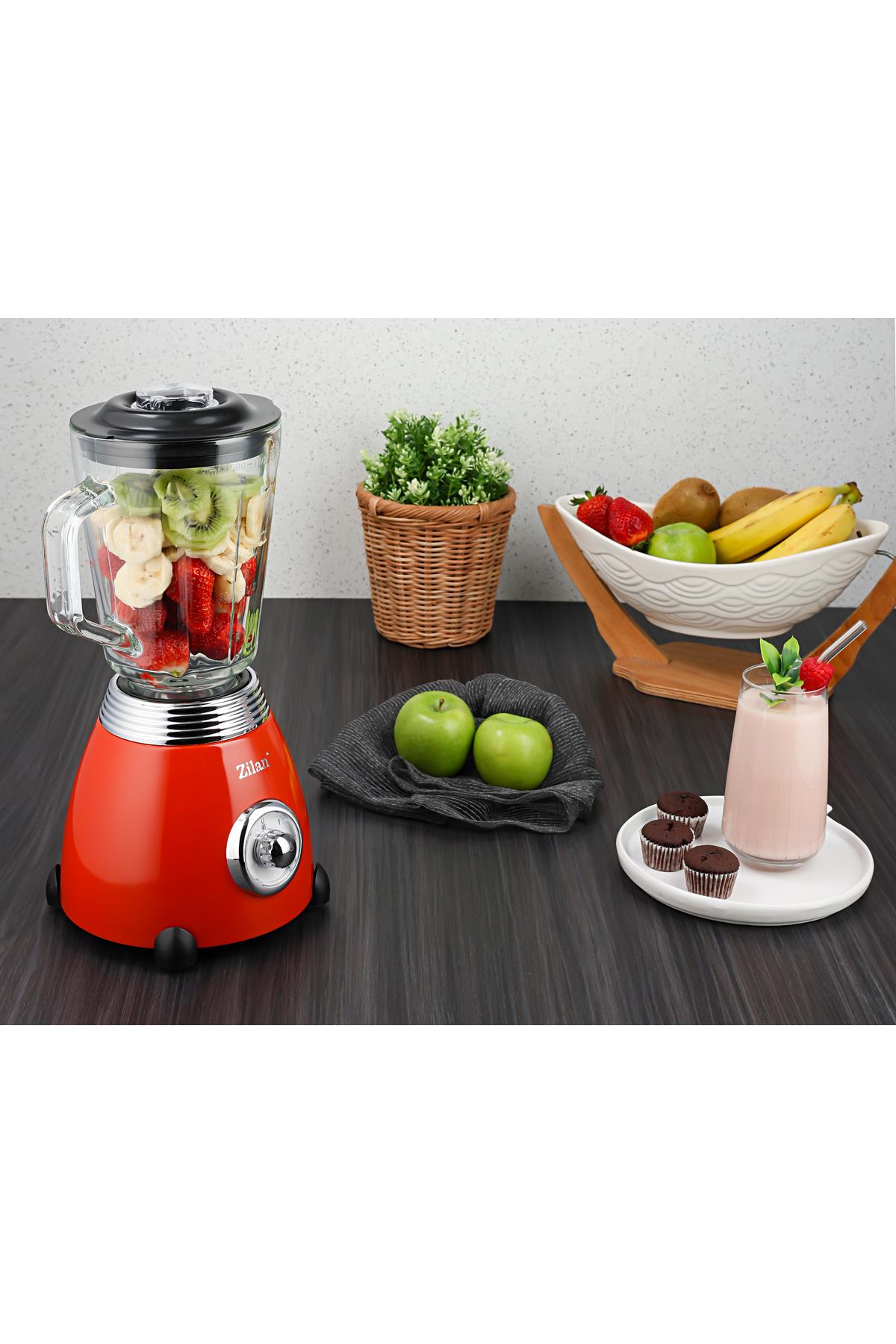 Zln7057 | Retro Stand Blender | 1,5 L | 500 W | Retro Şıklığı