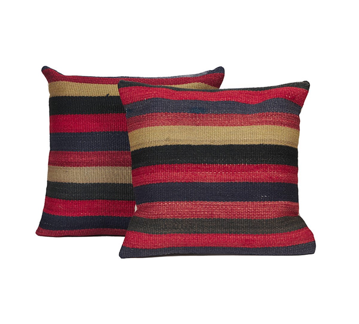 Badepo Çizgili Kilim Desenli Kırlent