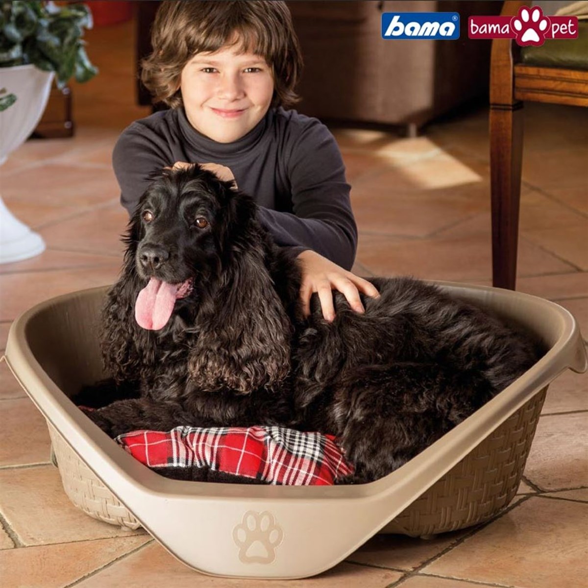Bama Nido Köpek Yatağı 90cm, Kahverengi