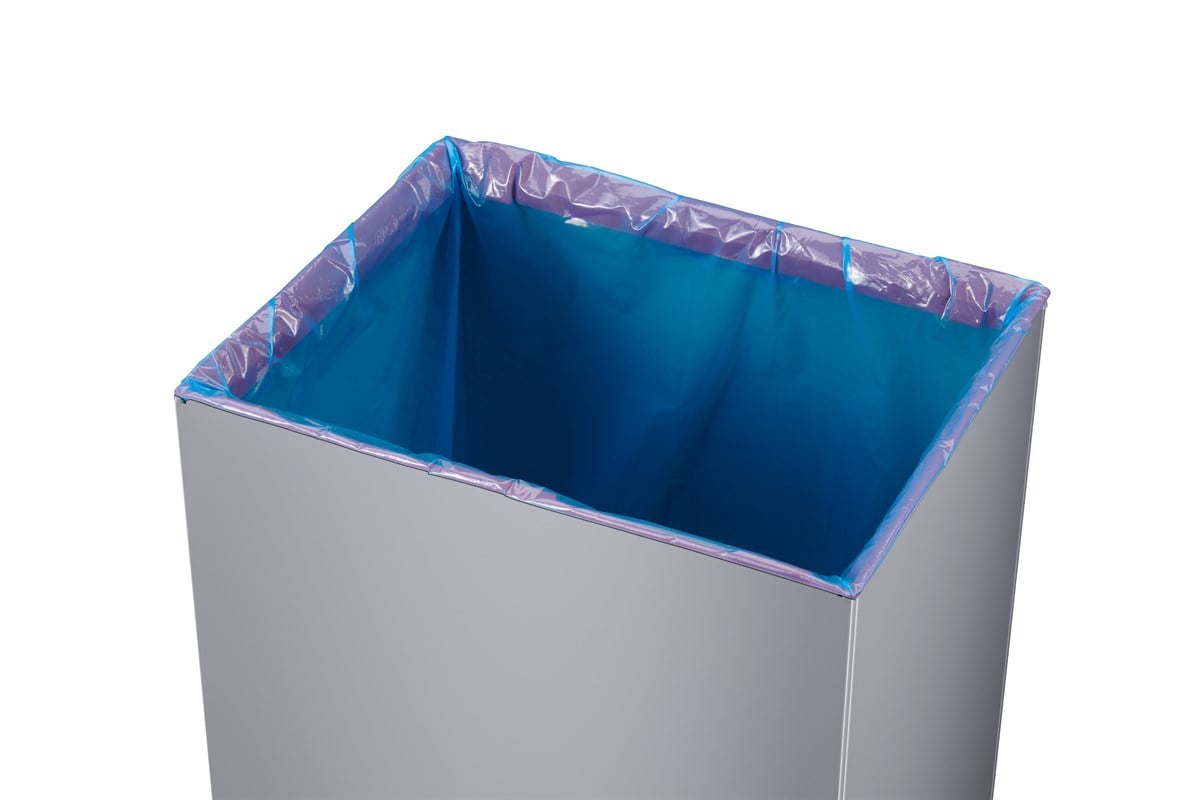 Hailo Big-Box Swing XL Çöp Kutusu Metalik Gri