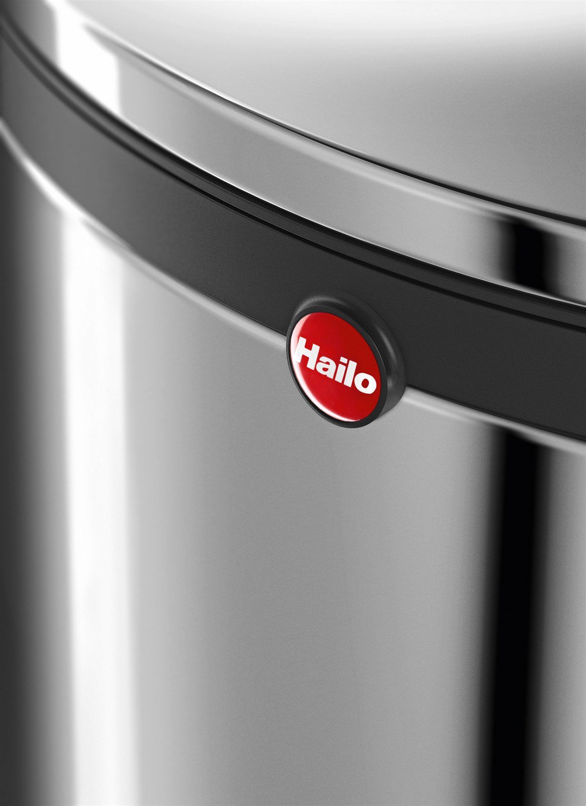 Hailo Pure XL Paslanmaz Çelik Pedallı Çöp Kutusu Metalik Gri