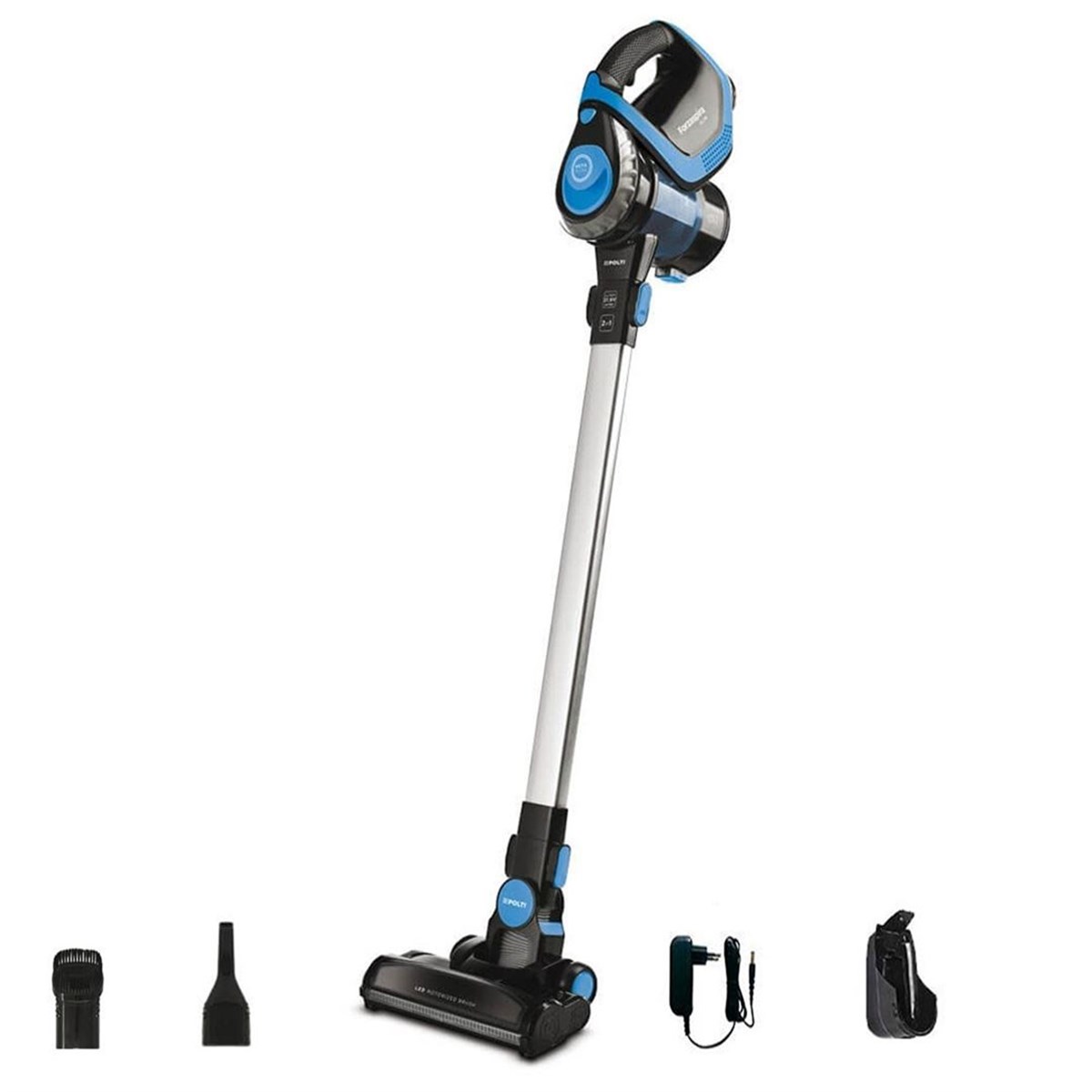 Polti Forzaspira Slim SR100 21,9V Şarjlı Dik Süpürge Mavi Yeni Nesil