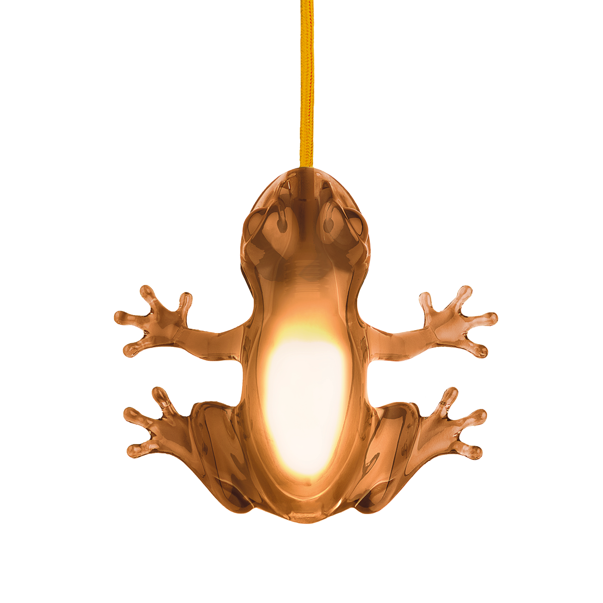 Qeeboo Hungry Frog Lamp Amber
