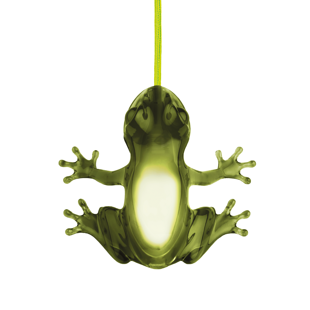 Qeeboo Hungry Frog Lamp Emerald