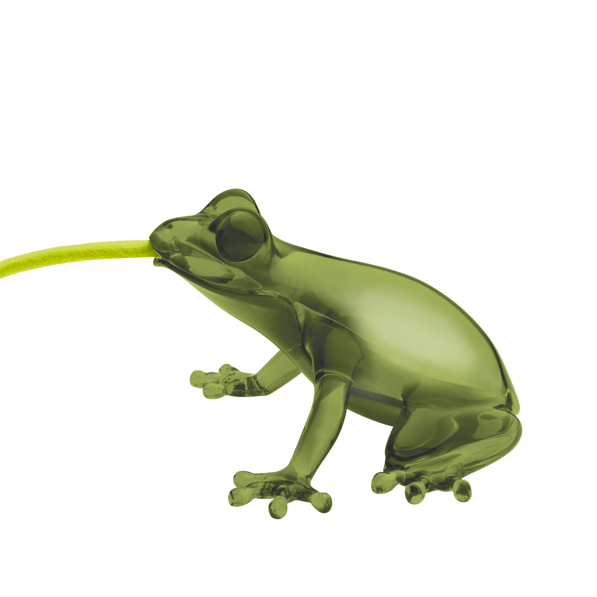 Qeeboo Hungry Frog Lamp Emerald