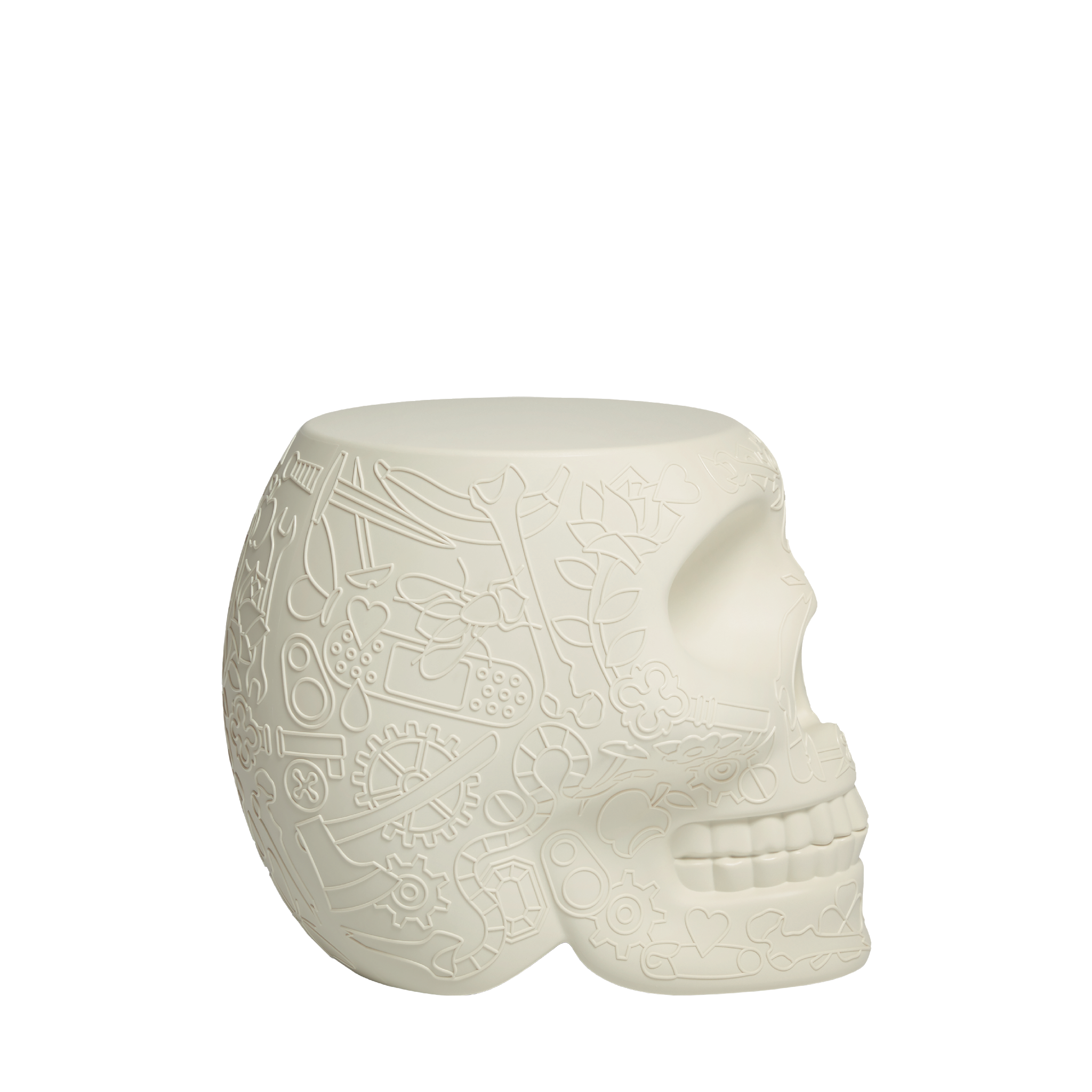 Qeeboo Mexico Stool Ivory