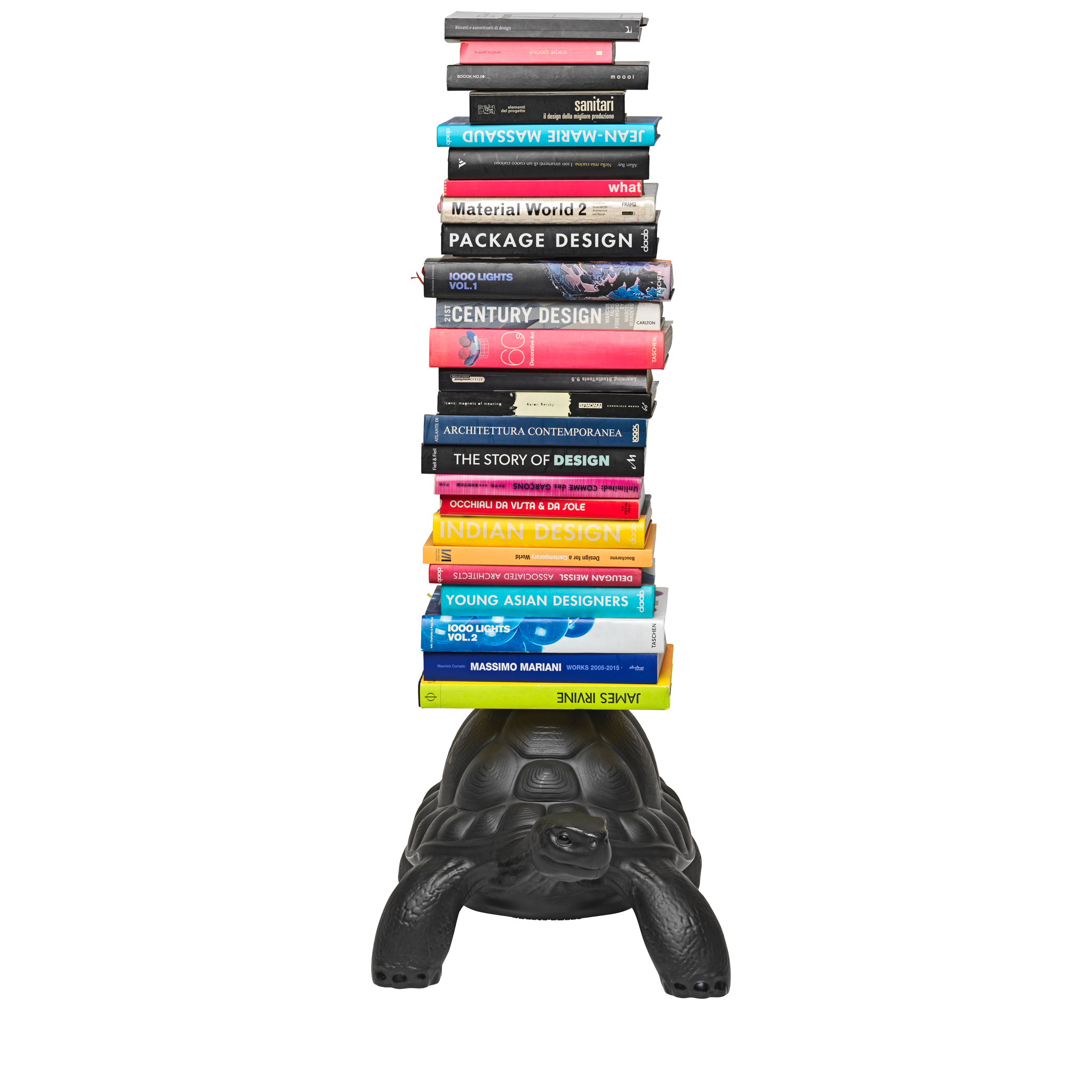 Qeeboo Turtle Carry Bookshelf Black