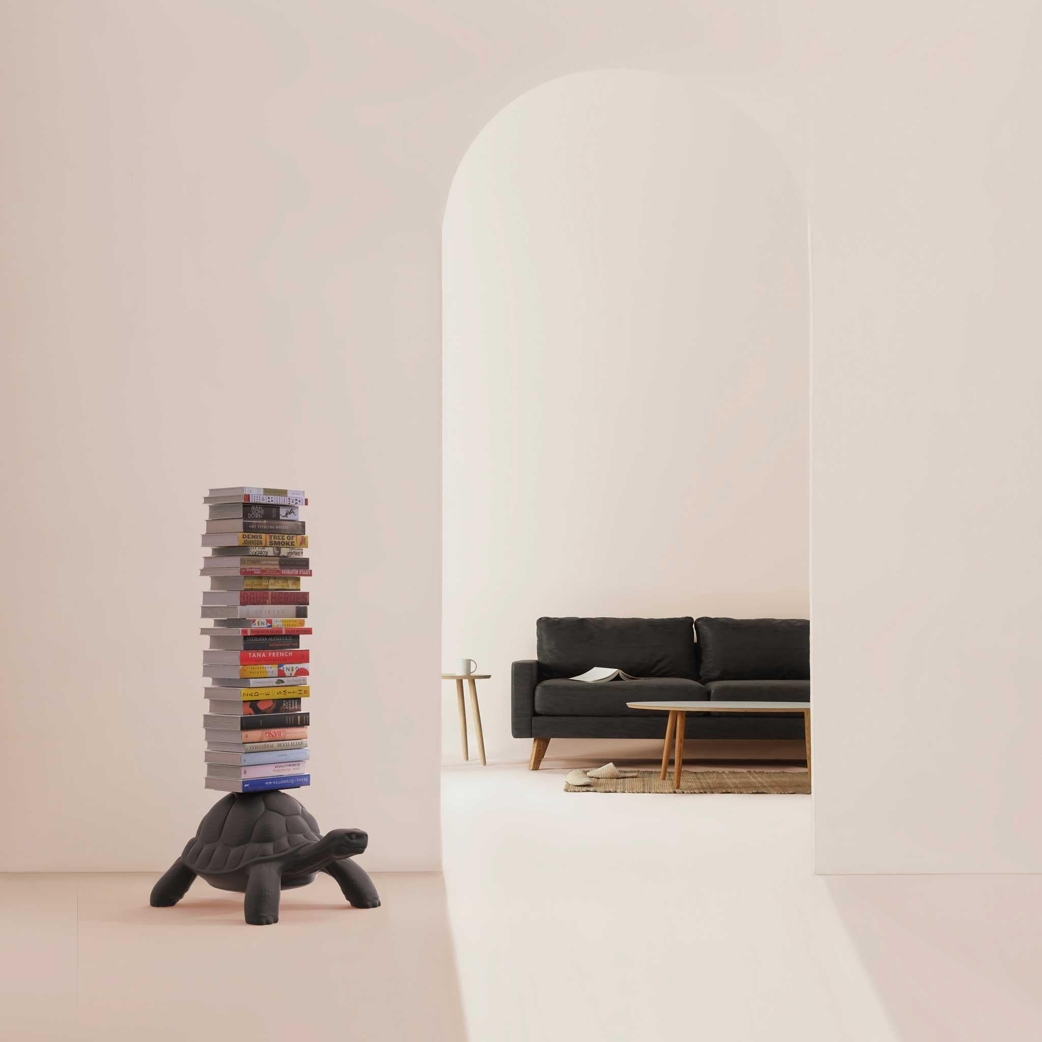 Qeeboo Turtle Carry Bookshelf Black