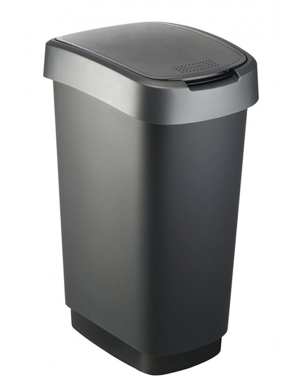 Rotho Swing Çöp Kutusu 50L Koyu, Gri